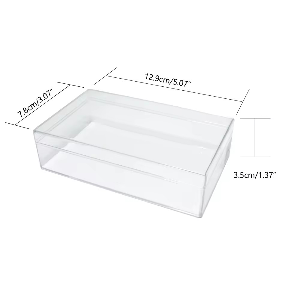 Hot Sell Plastic Clear Storage Box Transparent Display Storage Case Custom Size