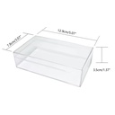 Hot Sell Plastic Clear Storage Box Transparent Display Storage Case Custom Size