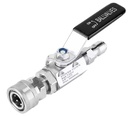 3/8 Inch Quick Connect NPT Stainless Steel Ball Manual Shut off Valve OEM for High Pressure Washer Hose PN63 Water/Gas