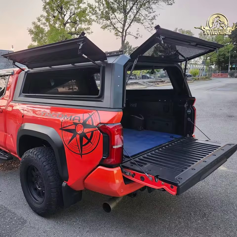 Custom Fit Ute Canopy Pickup Truck Bed Cover Hardtop Aluminum Topper Truck Cap Camper Shell for Chevy Chevrolet Cheyenne Maxus