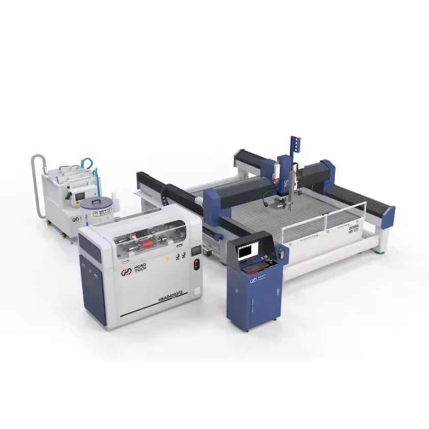 HEAD Industrial Abrasive Waterjet Cutter CNC Metal Stone Tile Glass Factory Price