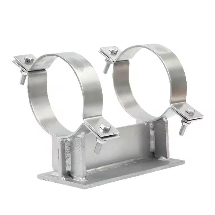 High Quality Pipe Saddle Clamp High Pressure Pipe Clamps Stainless Steel Saddle Clamp for Pipe Line