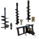 Ray Professional Attachment 1.5meter Deep Drilling Machine Pole Digger Machine Earth Auger Drill for for Skid Steel Loader