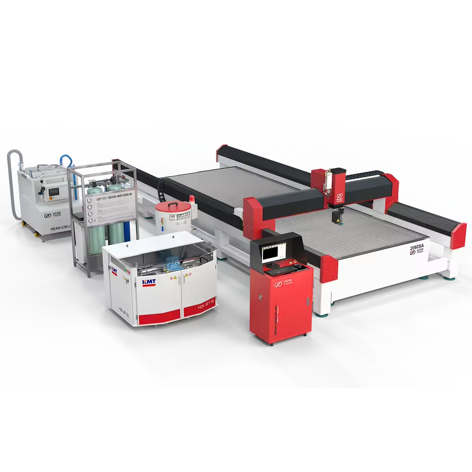 CNC Water Jet Cutting Machine for Metal Stone Tile Glass 3 Axis Waterjet Cutter