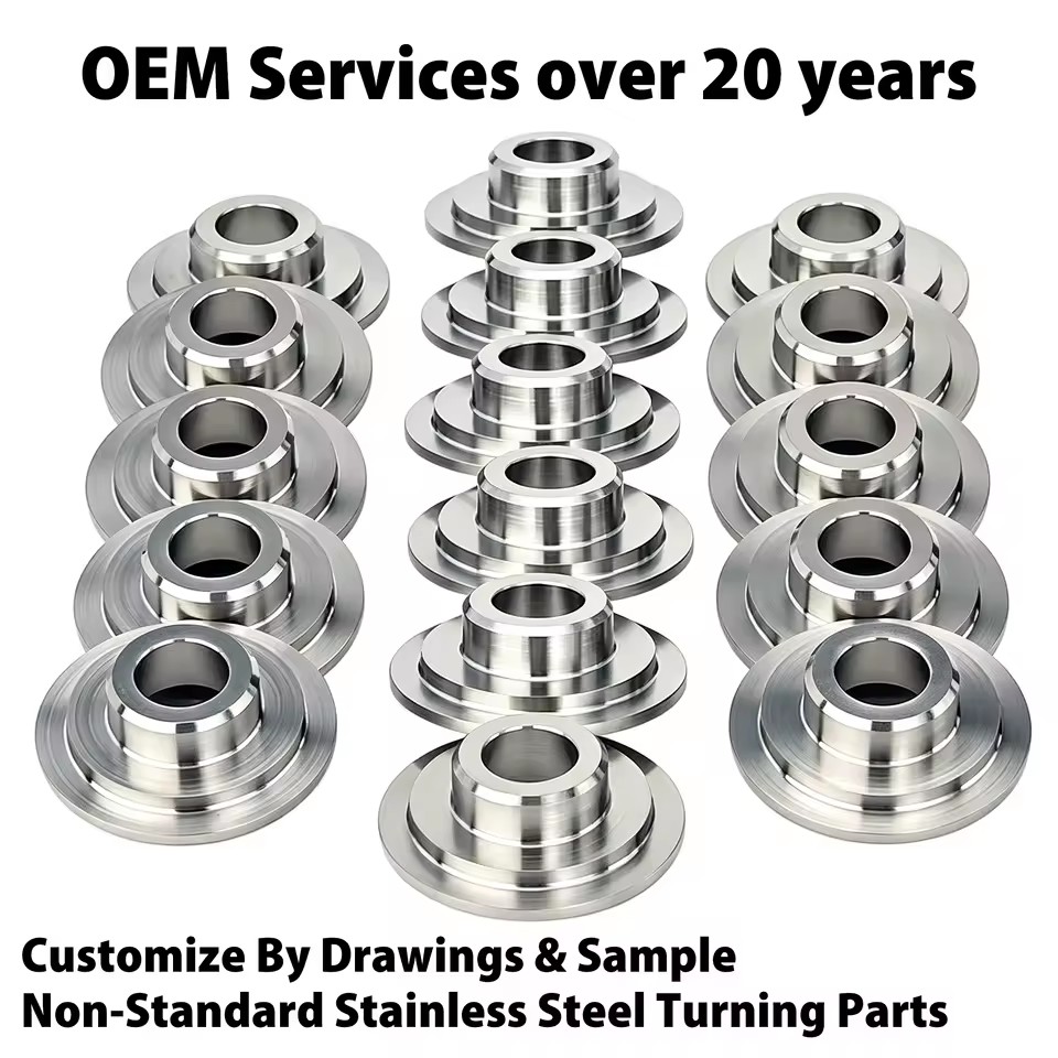 OEM & ODM Custom CNC Machined Brass Steel Aluminum MZinc Metal Lated Titanium Stainless Steel Lock Valve Spring Retainers