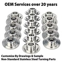 OEM & ODM Custom CNC Machined Brass Steel Aluminum MZinc Metal Lated Titanium Stainless Steel Lock Valve Spring Retainers