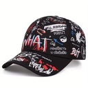 Cartoon Graffiti Women's Baseball Hat Hand Painted Hip Hop Street Style Custom Logo Trendy for Men
