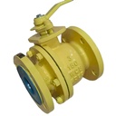 Q41F-16C Cast Steel Manual Ball Valve OEM High Temperature Fireproof Anti-Static Natural Gas Liquefied Gas Flange PTFE Sealing