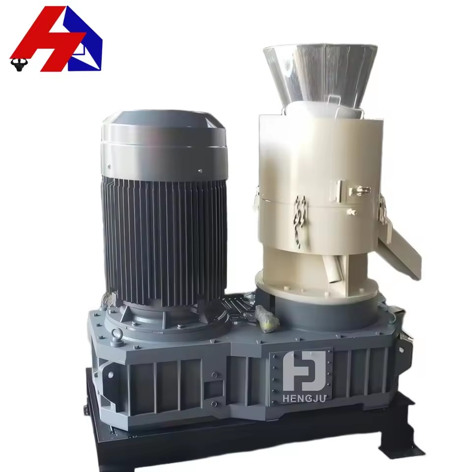Wood Pellet Making Machine High Productivity Biomass Flat Die Wood Sawdust Rice Husk Straw Grass Pellet Press