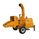 Wheels Towable Wood Shredder Wood Chipper Branch Crusher Tree Shredding Machine