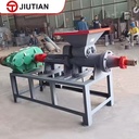 Supplier Charcoal Briquette Press Machine with Engine 350-500kg/H Capacity Low Cost Direct Sale