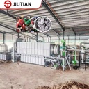 Industrial Lithium Battery Thermal Treatment Pyrolysis Line Motor for Hazardous Waste Battery Processing Stainless Steel