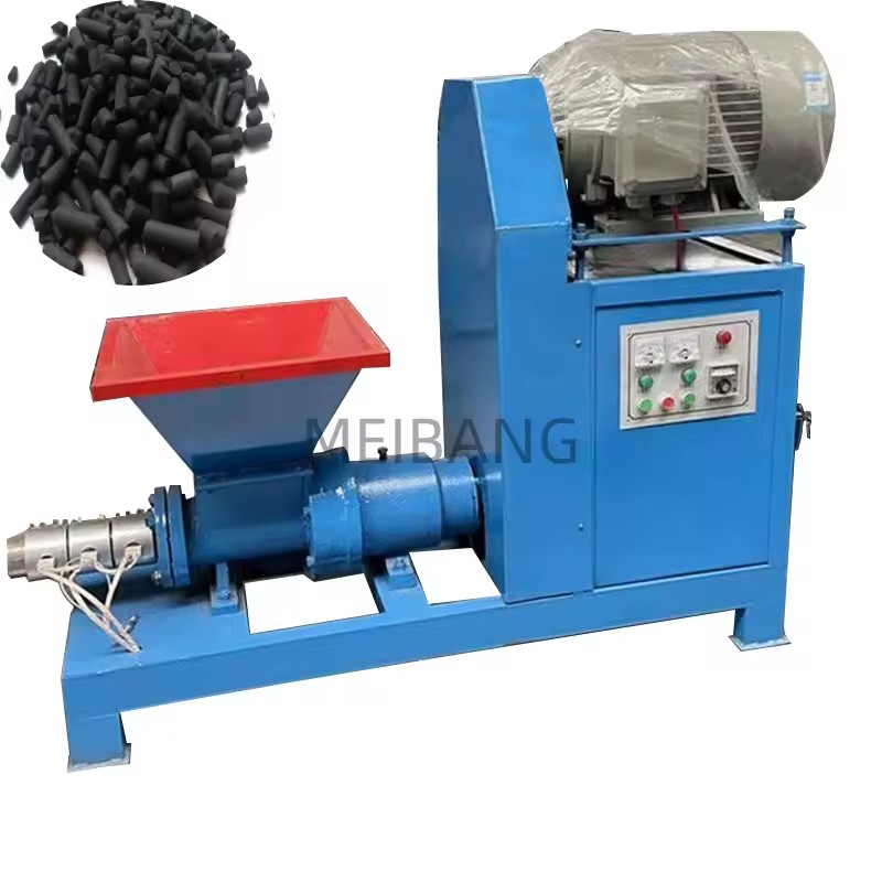 Charcoal Briquette Extruder Machine Bio Coal Briquette Making Machines Screw Biomass Briquette Manufacturing Machine