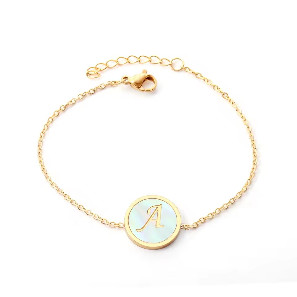 316 Stainless Steel Bangle Bracelet 18 Carat Gold Bangles and Bracelets for Women Jewelry Link Bracelet