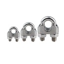 High Quality Marine Grade Heavy Duty Din 741 Wire Rope Clip Clamp Stainless Steel Wire Rope Clip for Rigging