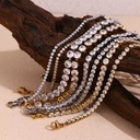 18K Gold Plated Stainless Steel Jewelry Bracelets for Women