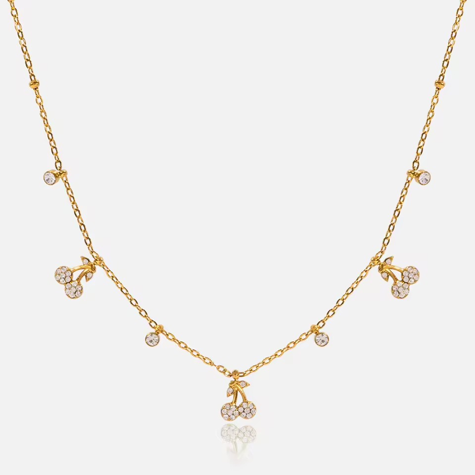 18K Gold Plated Stainless Steel Jewelry Necklaces for Women