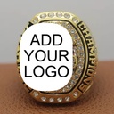 18k Gold Jewelry Zinc Alloy Brass 925 Silver Custom Championship Rings Full Set