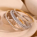 18K Gold Plated Stainless Steel Jewelry Bracelets for Women