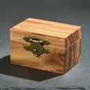 Custom Logo Zebra Wood Ring Boxes Jewellery Packaging Box Wood Ring Display Box