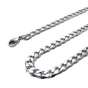 Unisex Custom Silver Stainless Steel Hiphop Chain Pendant Necklace Classic Style for Men's Anniversary