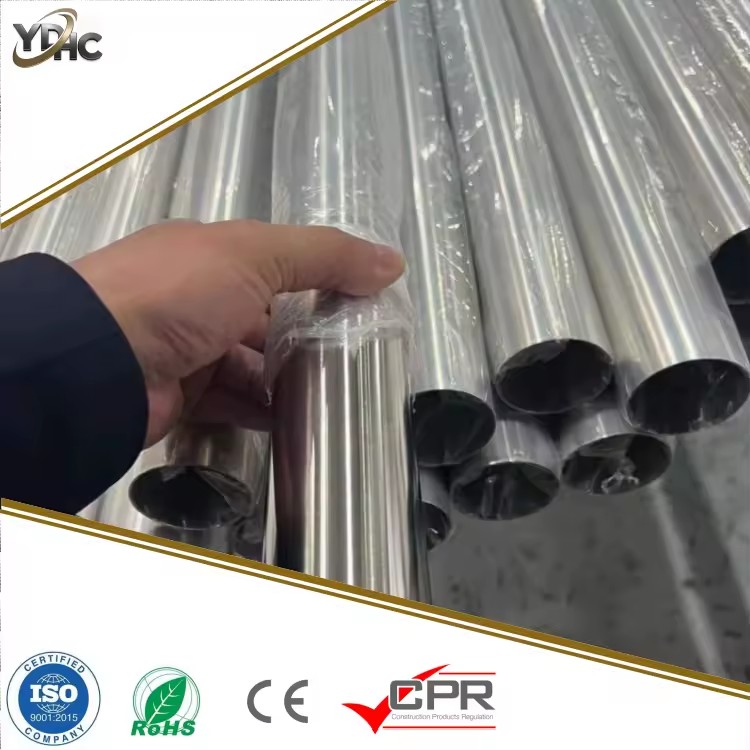 201 304 304L 316 316L 310s 430 436 439 904L 2205 2507 Stainless Steel Pipe Tube Price 304/316L Ss Round Tube for Construction