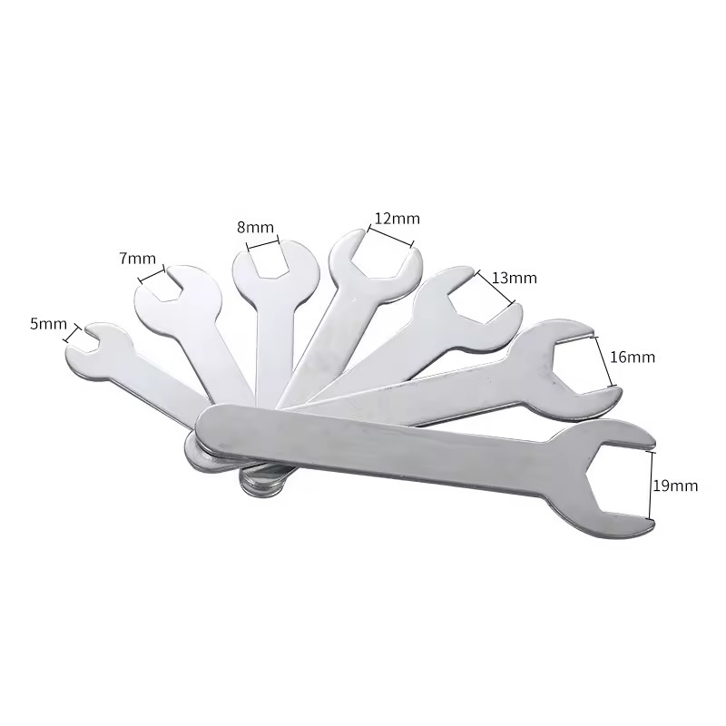 Super Thin Wrench Hex Open End Wrench Galvanized Metal Wrench