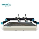 Price Double Head AV 5 Axis Water Jet Cutter Waterjet Cutting Machine Table for Glass 45° Cut 60° Bevel Cut 4020