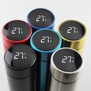Custom Thermal Water Bottle Sports Vacuum Flask Travel Drinkware 500Ml Stainless Steel Gym Tumblers Insulated Smart Water Bottle