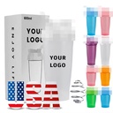 Customize Plastic Bottle Manufacturers 400Ml 600Ml Fitness Protein Shaker Bottle Gym Sport Cup Water Bottle Shaker Cup