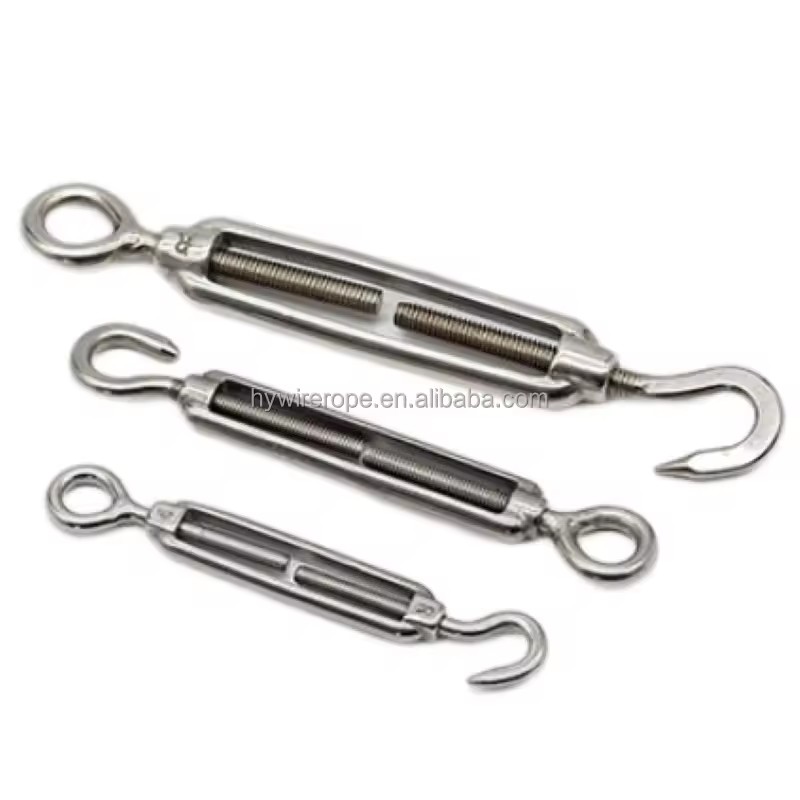 Rigging Screw Stainless Steel Hook Eye Turnbuckle for Wire Rope