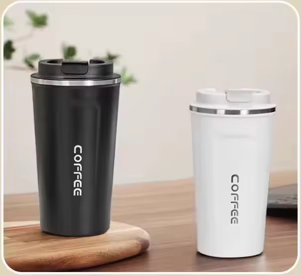 High Quality Smart 304 Stainless Steel Coffee Cup Double Layer Vacuum Insulated Travel Mug Office Ready Travel Mug