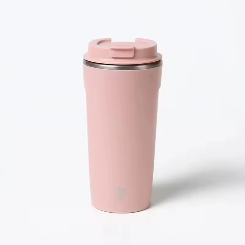 Magnetic Stirring Cup 304 Stainless Steel Plastic Automatic Stirring Customizable for Coffee Soy Milk Protein Powder-Car Outdoor
