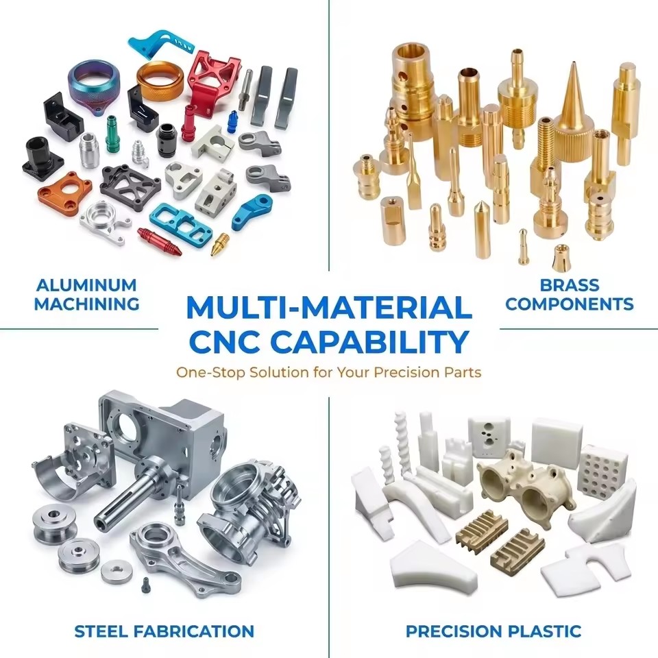 Custom Precision Stainless Steel Aluminum Titanium CNC Machining Milling Turning Parts Fabrication Service CNC Machining Parts