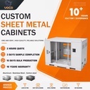 Manufacturer YOCO Aluminum Distribution Box Sheet Metal Fabrication Laser Cutting Welding Bending Service