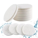100% Natural Facial Cleansing Cellulose Sponge Organic Face Friendly Makeup Removal Exfoliation Sponge Puff for Women All Skin