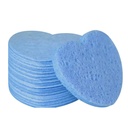 Hot Selling Spa Estheticians Massage Heart Shape Sponges Cellulose Facial Cosmetic Sponge Compressed Facial Cleansing Sponge Pad