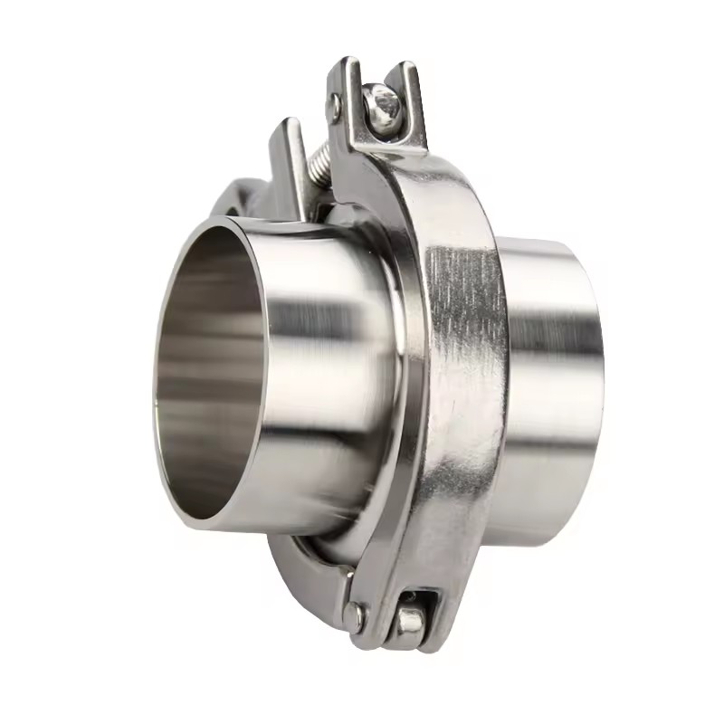 Sanitary Grade SS316L Stainless Steel Polished Fittings Pipe Adjustable G Clamp Good Sealing 1/4-2 Inch