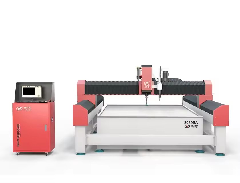 2030 Industrial Water Jet Cutter 5 Axis CNC Machine for Heavy Duty Cutting