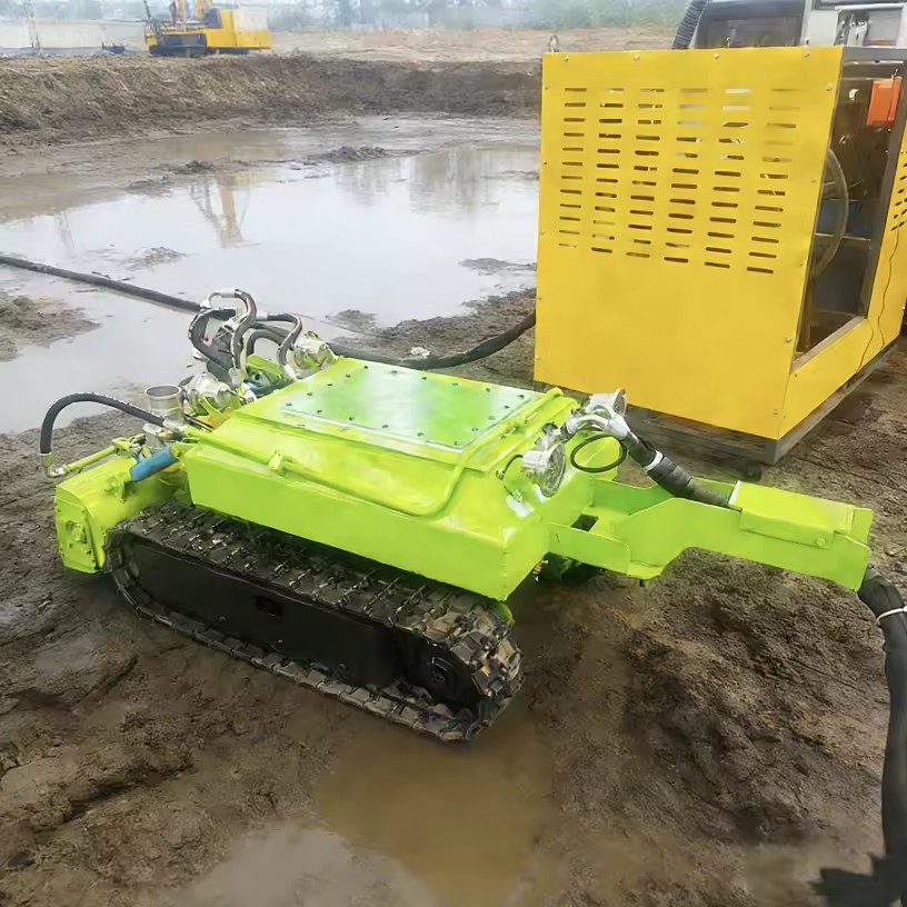 Strong Power Dredging Robot For Heavy Sludge Cleaning Work