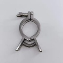 Sanitary Quick Release Polished Stainless Steel Tri Clamp Adjustable Low Pressure Chemical Resistant Pipe Clamp for Water Gas