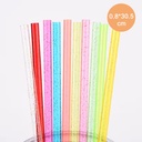 2026 New 0.8cm Diameter TRITAN Reusable Glitter Colorful Sequin Powder Straw Customized Brand Model A613