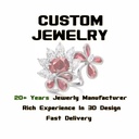 Personalized Custom High Quality 18K Gold Plated Sterling Silver Oem Chain Necklace Pendant Jewelry Jewellery Maker Manufacturer