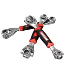 Auto Repair 8-in-1 Dog Bone Universal Socket Wrench With Rubber Handle