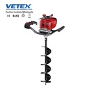 Wholesale Gasoline Earth Auger 51.7cc 1.5kW Heavy Duty Petrol Post Hole Digger for Tree Planting and Fence Digging