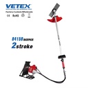Metal Backpack Brush Cutter 41.5CC 2-Stroke Gasoline Grass Trimmer Heavy Duty Weed Cutter High Power Garden Forestry
