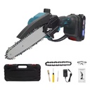 Factory Wholesale Electric Tree Branches Pruning Saw 4 Inch 2000mAh Battery Portable Li-ion Power Mini Cordless Small Chainsaw