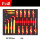 AOT VDE 1000V CR-V Insulated Tool Set IEC60900 Certified Hand Operated Electrician Kit Screwdrivers Pliers Wrenches OEM