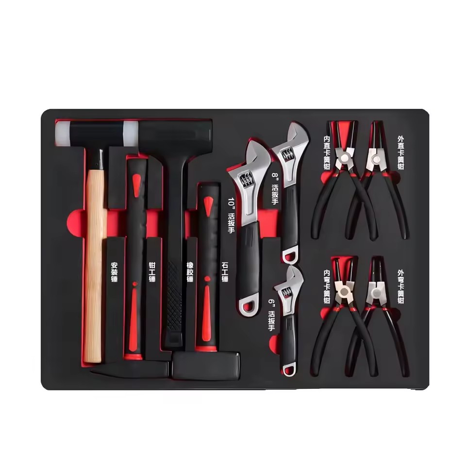 2025 CR-V Steel DIY Combination Hand Tool Kit Customizable OEM Ratchet Wrenches Screwdrivers Bits Packaged Box Bag Repair Usage