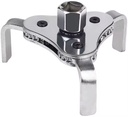 Adjustable 3 Jaw Universal Oil Filter Wrench Tool Steel Remover for Motorcycles Cars Trucks